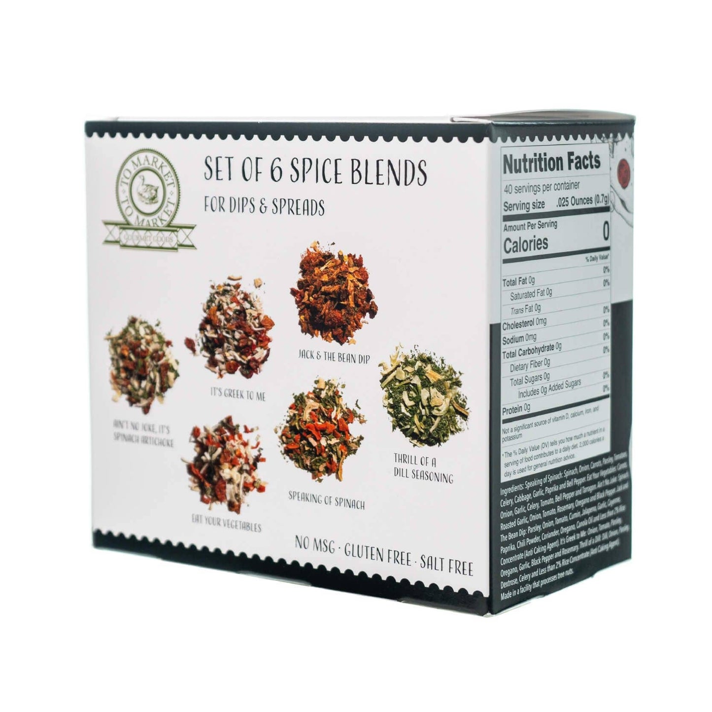 Set of 6 Spice Blends Variety Pack