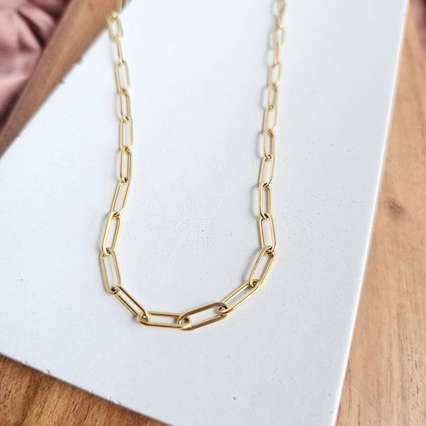 Luxe Gold Paper Clip Chain