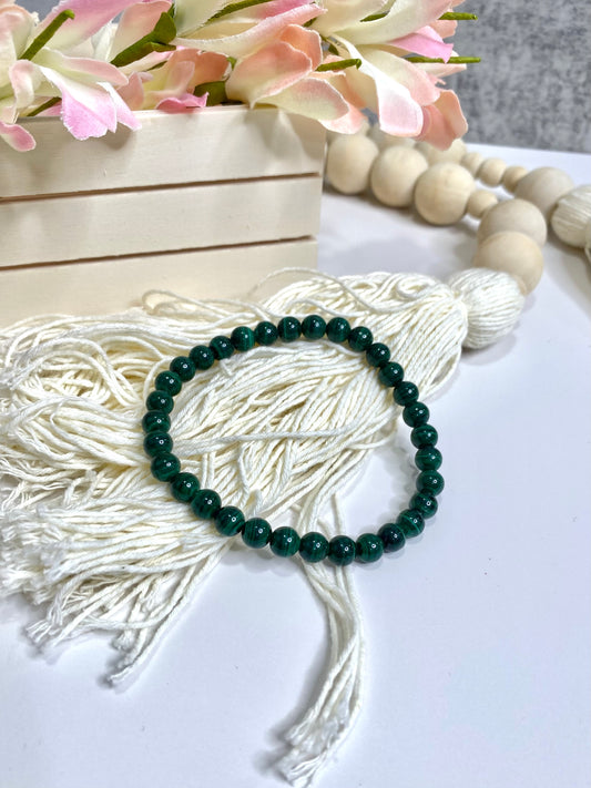 Malachite Beaded Bracelet