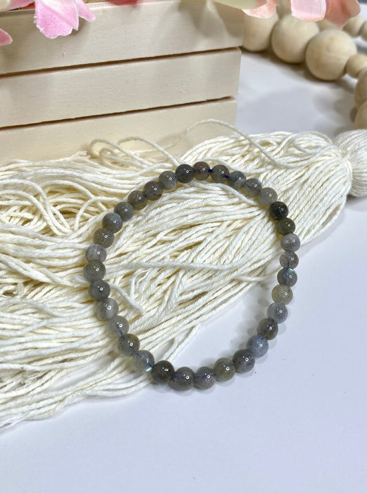 Labradorite Crystal Beaded Bracelet