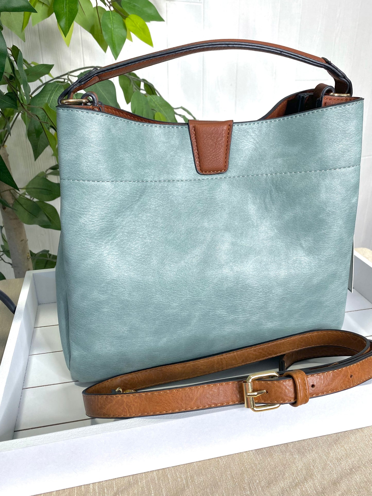 Tati Hobo Satchel - Teal