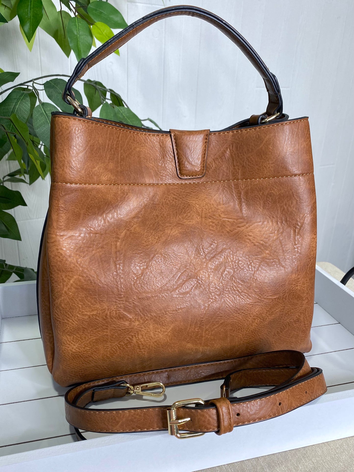 Tati Hobo Satchel - Brown