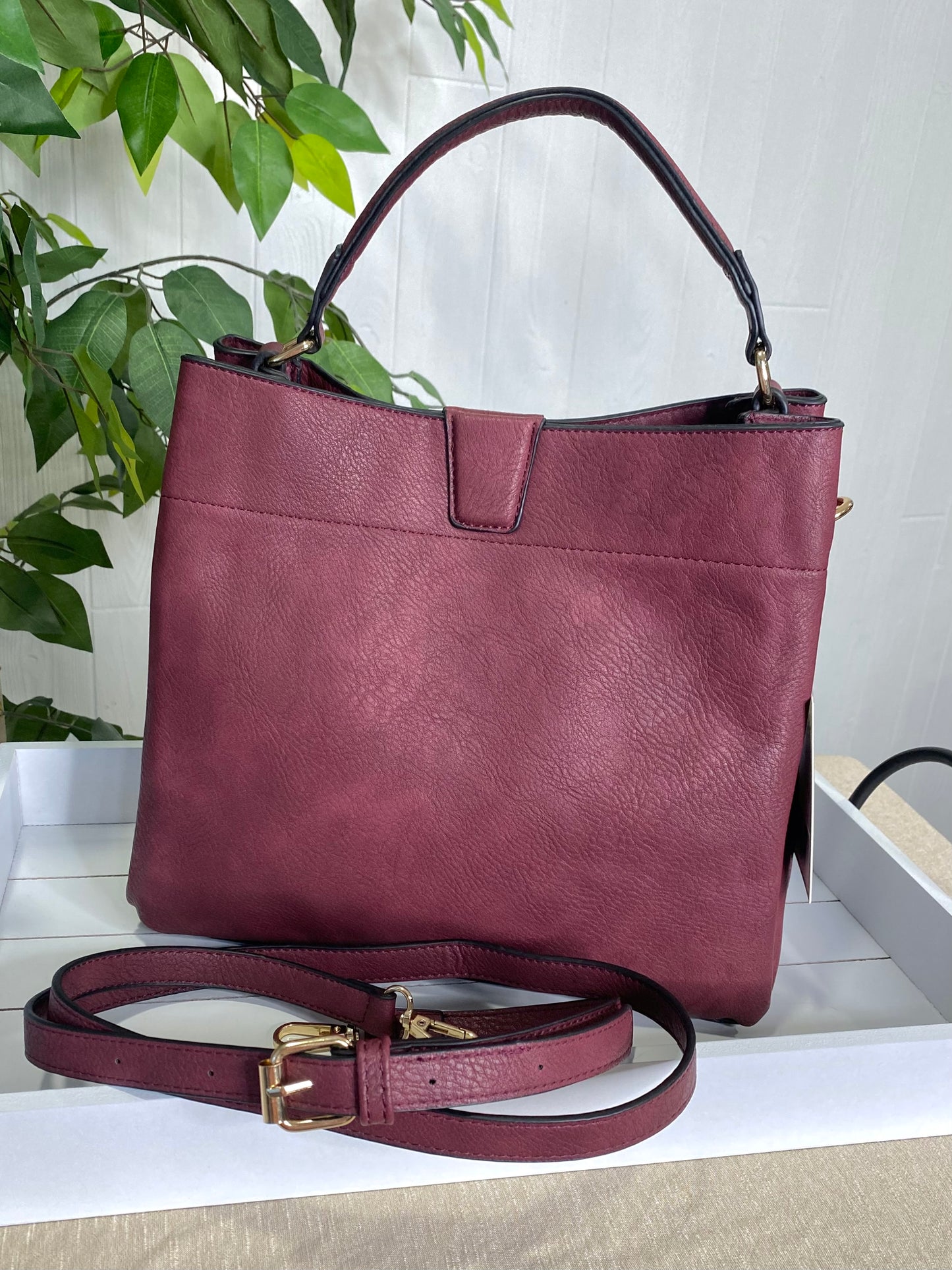 Tati Hobo Satchel - Maroon