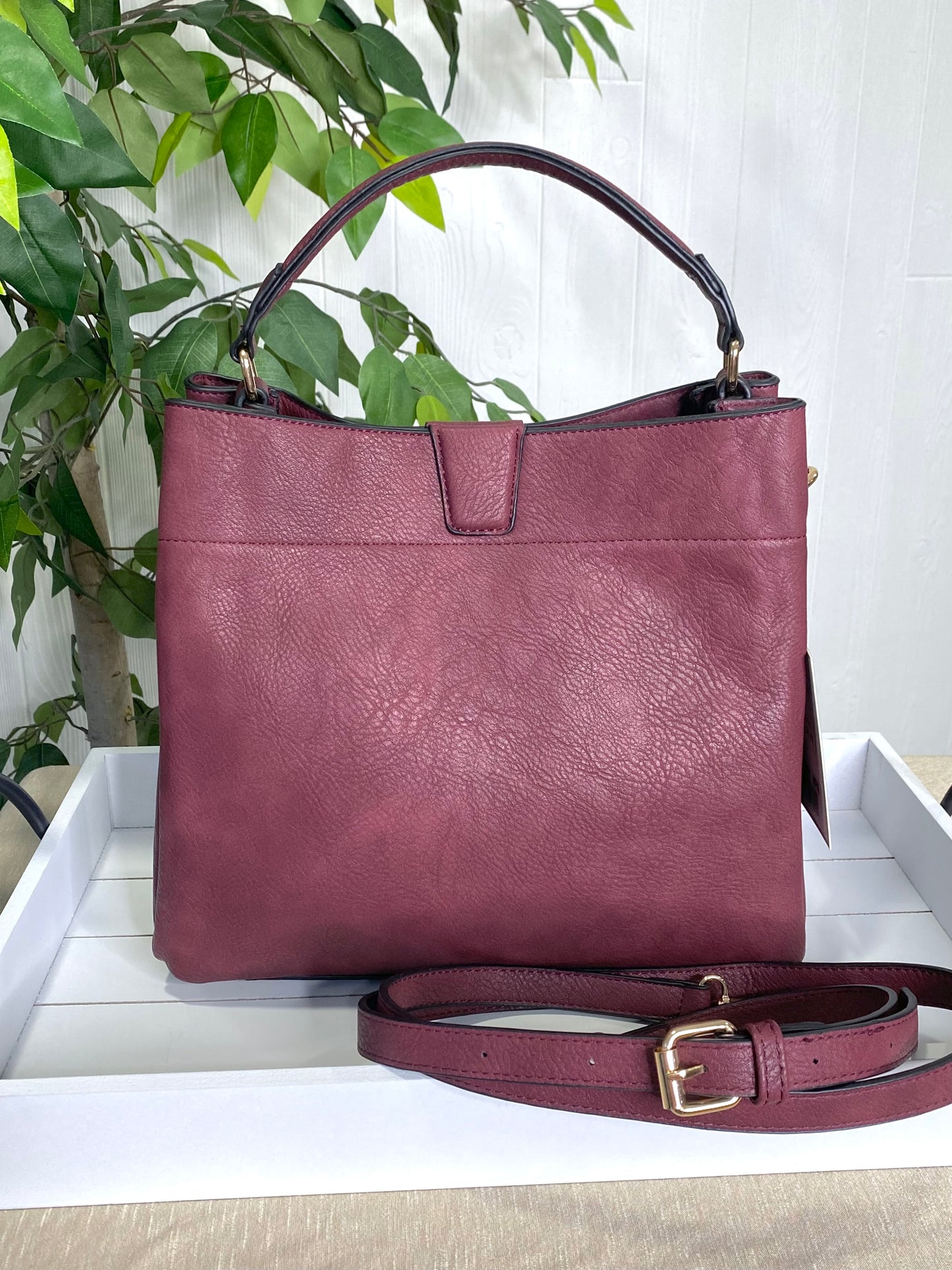 Tati Hobo Satchel - Maroon