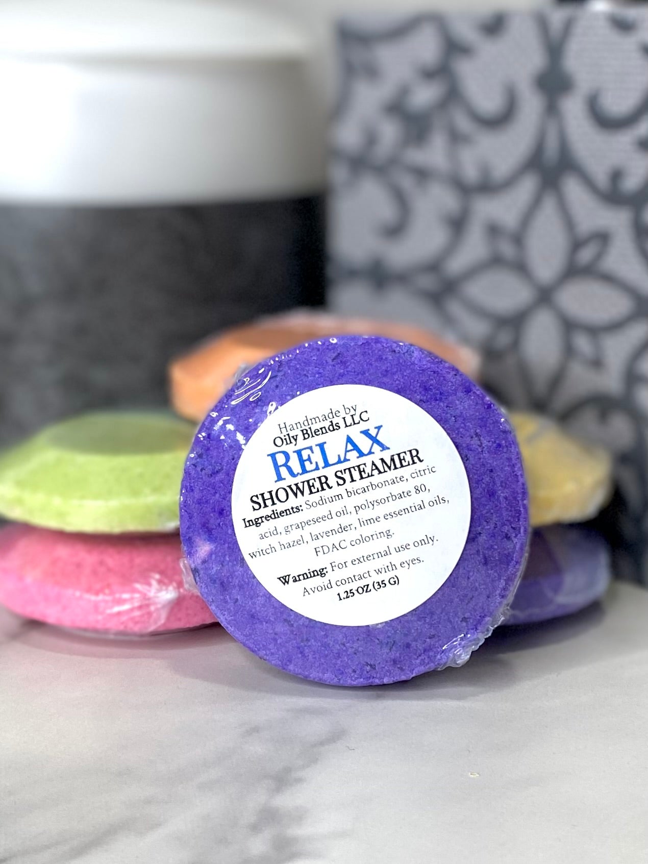 Essential Oil Shower Steamers - Relax