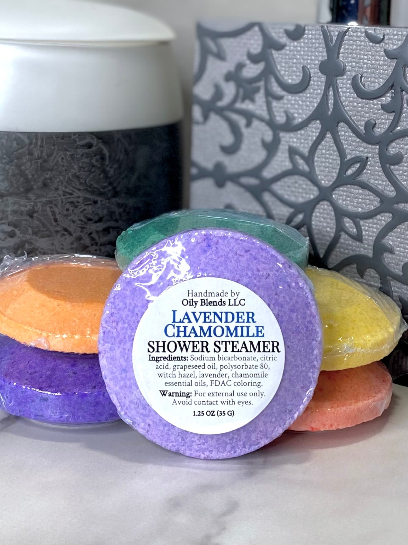 Essential Oil Shower Steamers: Lavender Chamomile