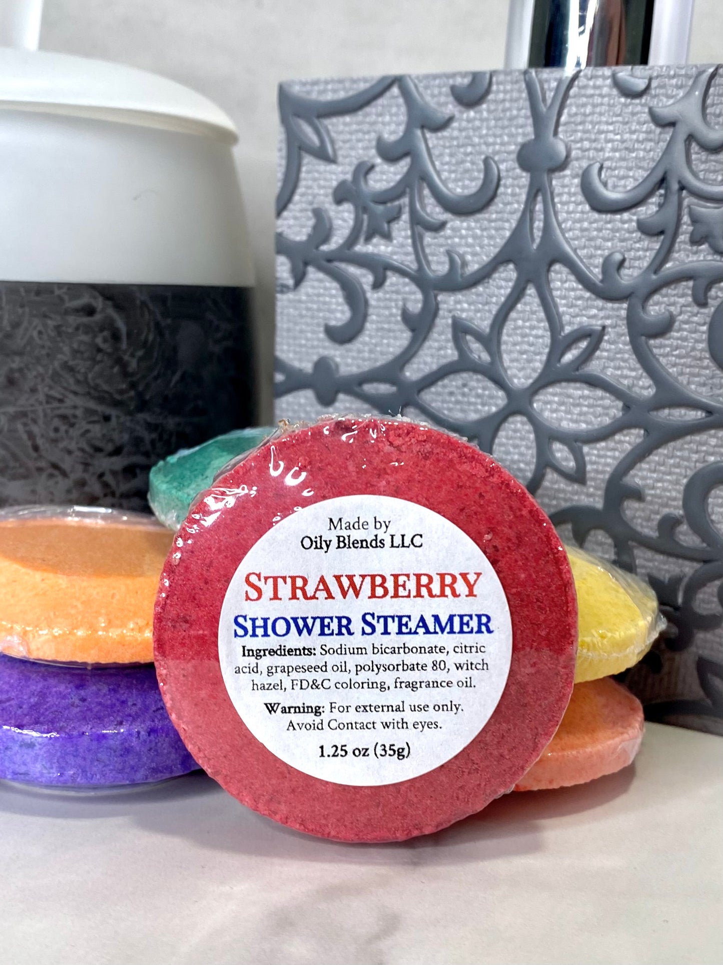 Summer Shower Steamers: Strawberry