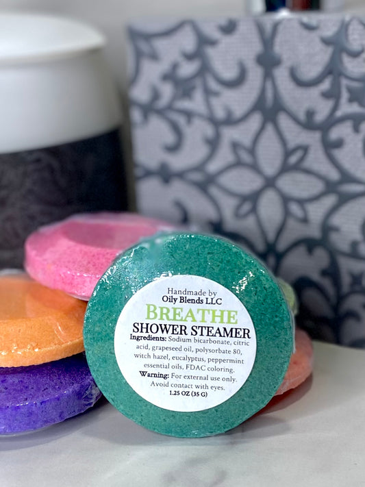 Essential Oil Shower Steamers: Breathe