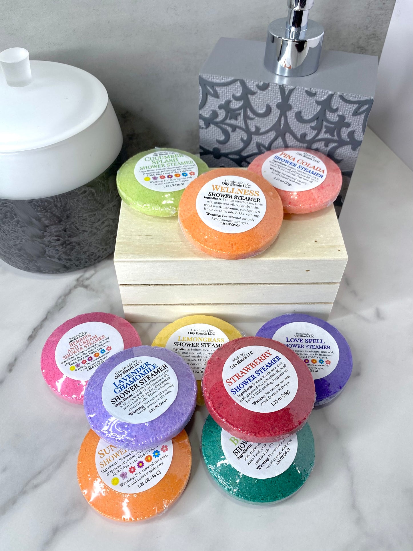 Berries and Cream Sunshine Shower Steamers