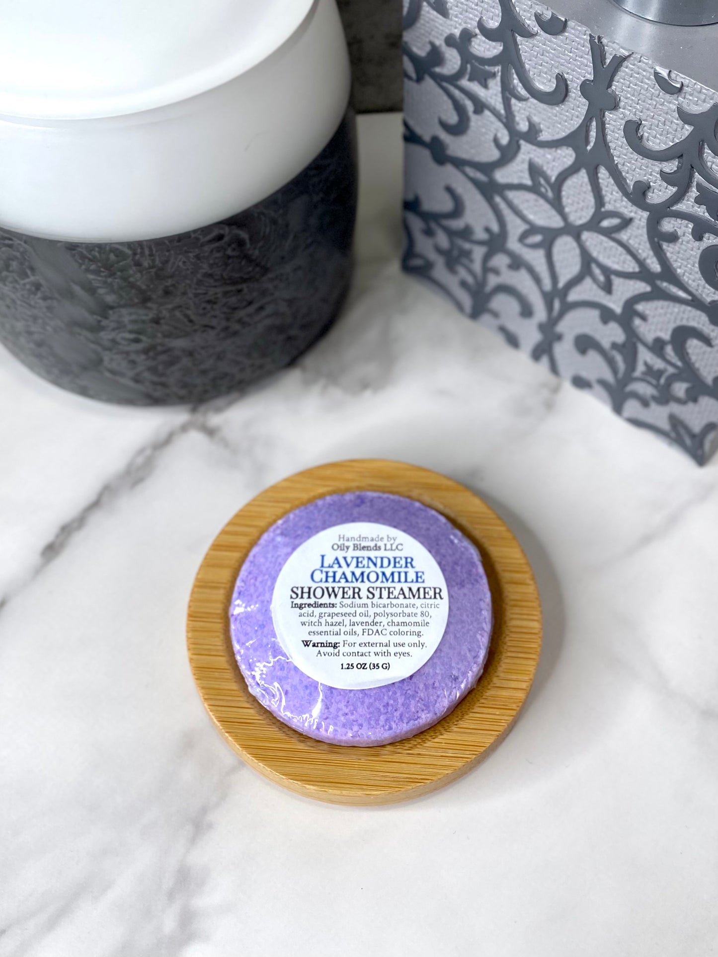 Essential Oil Shower Steamers: Lavender Chamomile