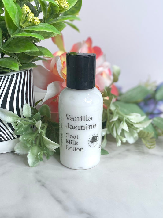 2oz Goat Milk Lotion: Vanilla Jasmine