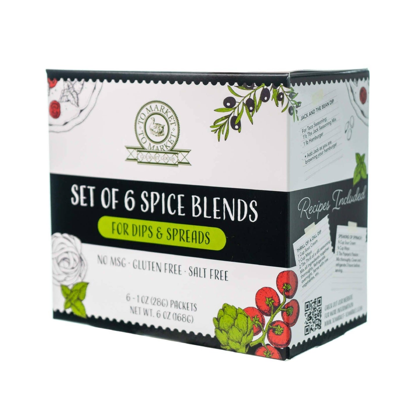 Set of 6 Spice Blends Variety Pack