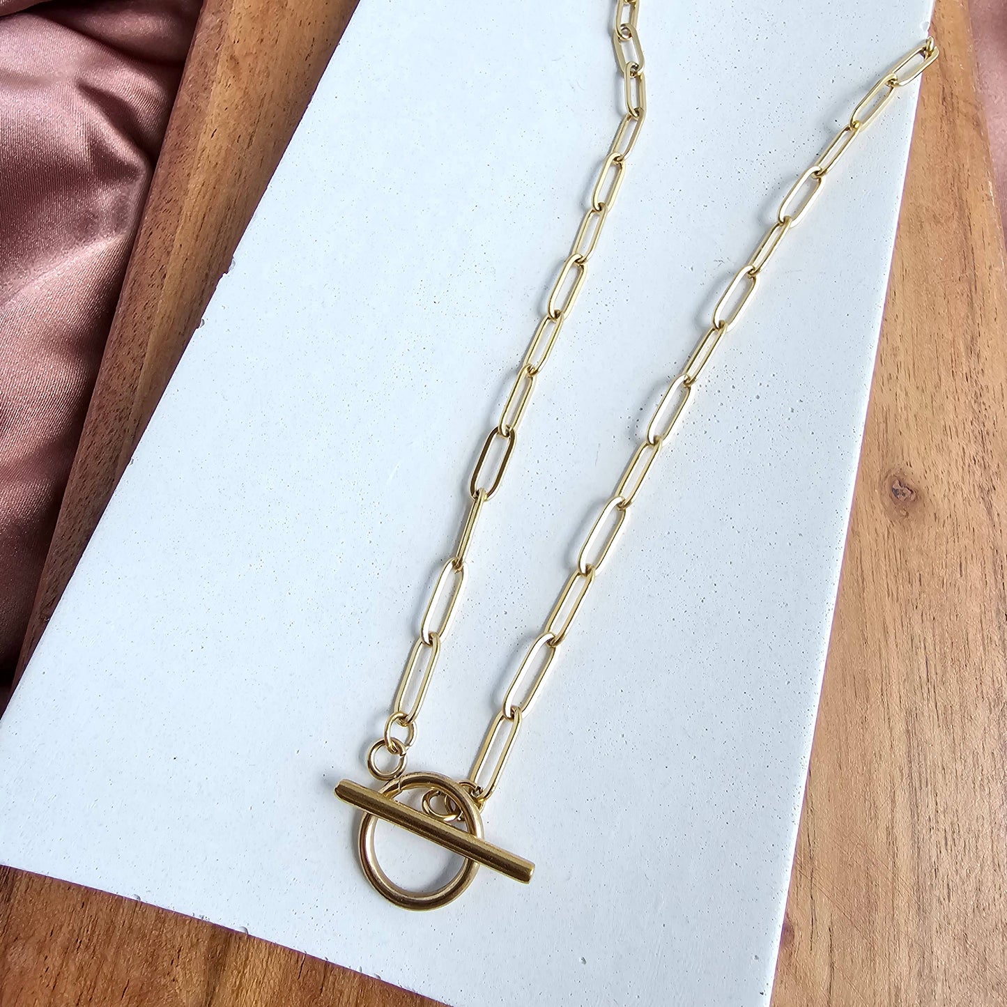 Luxe Gold Paper Clip Chain