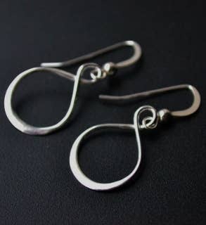 Eternity Earrings in Sterling Silver