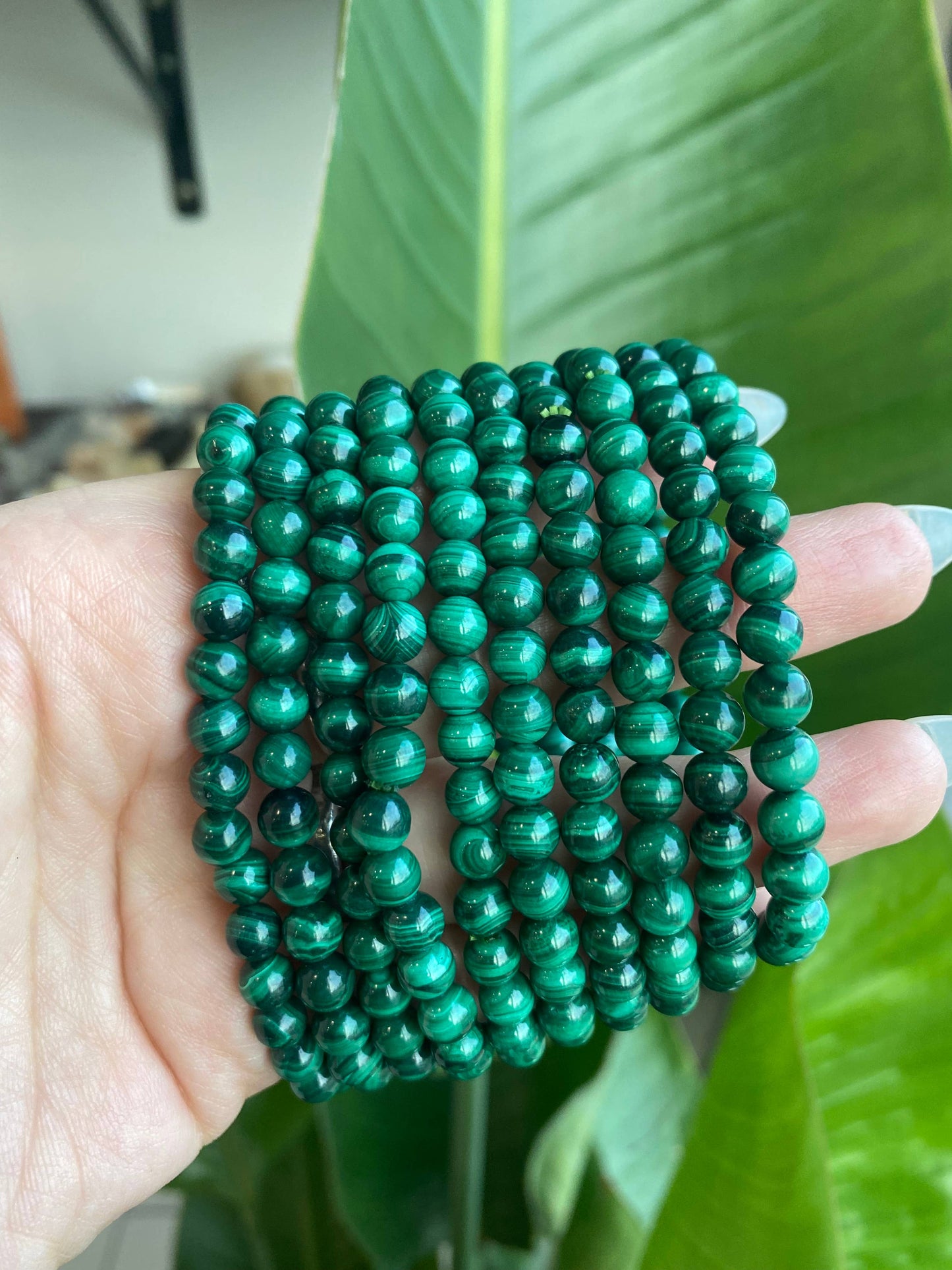 Malachite Beaded Bracelet