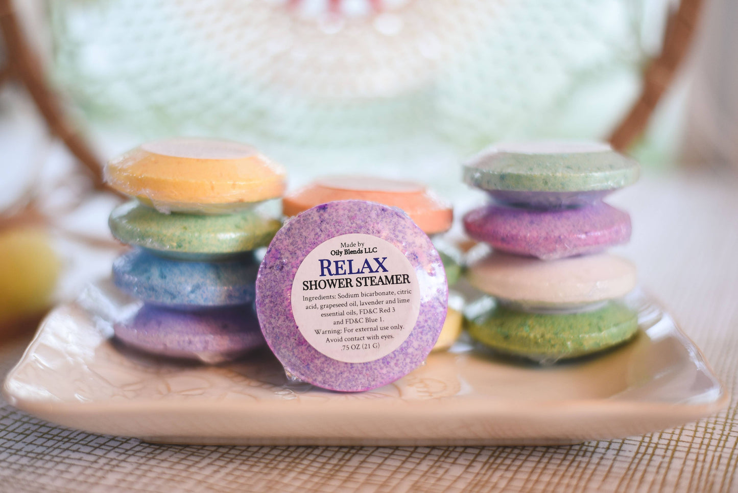 Essential Oil Shower Steamers - Relax