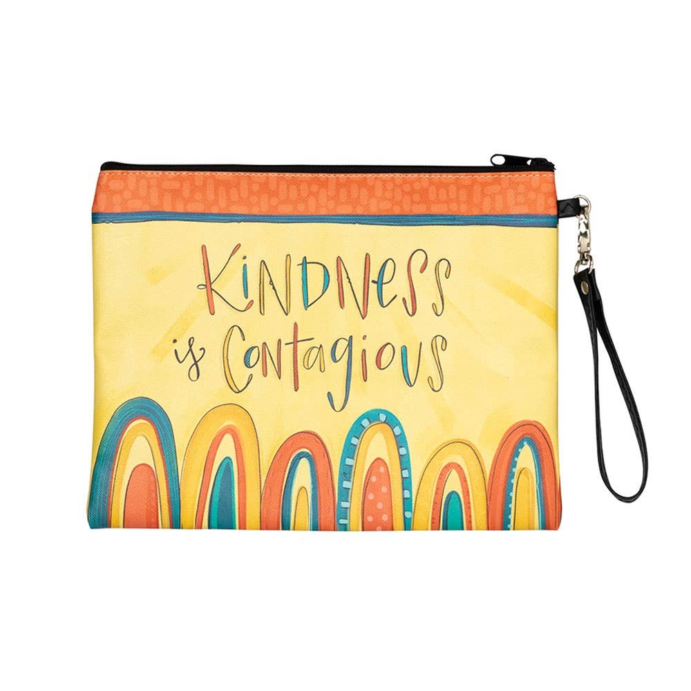 Kindness Is Contagious Makeup Bag