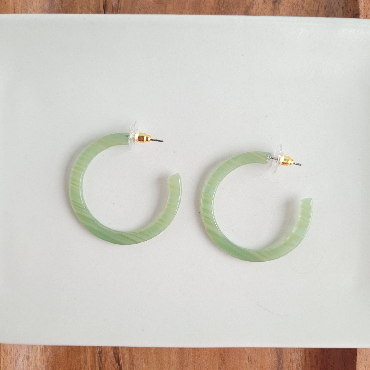 Camy Hoops - Sage