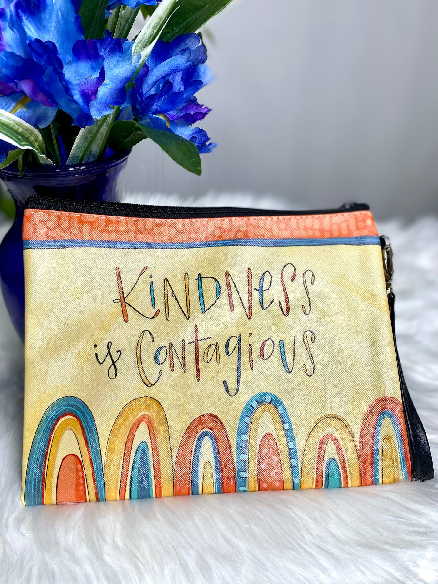 Kindness Is Contagious Makeup Bag