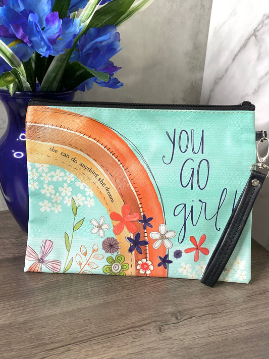 You Go Girl Makeup Bag