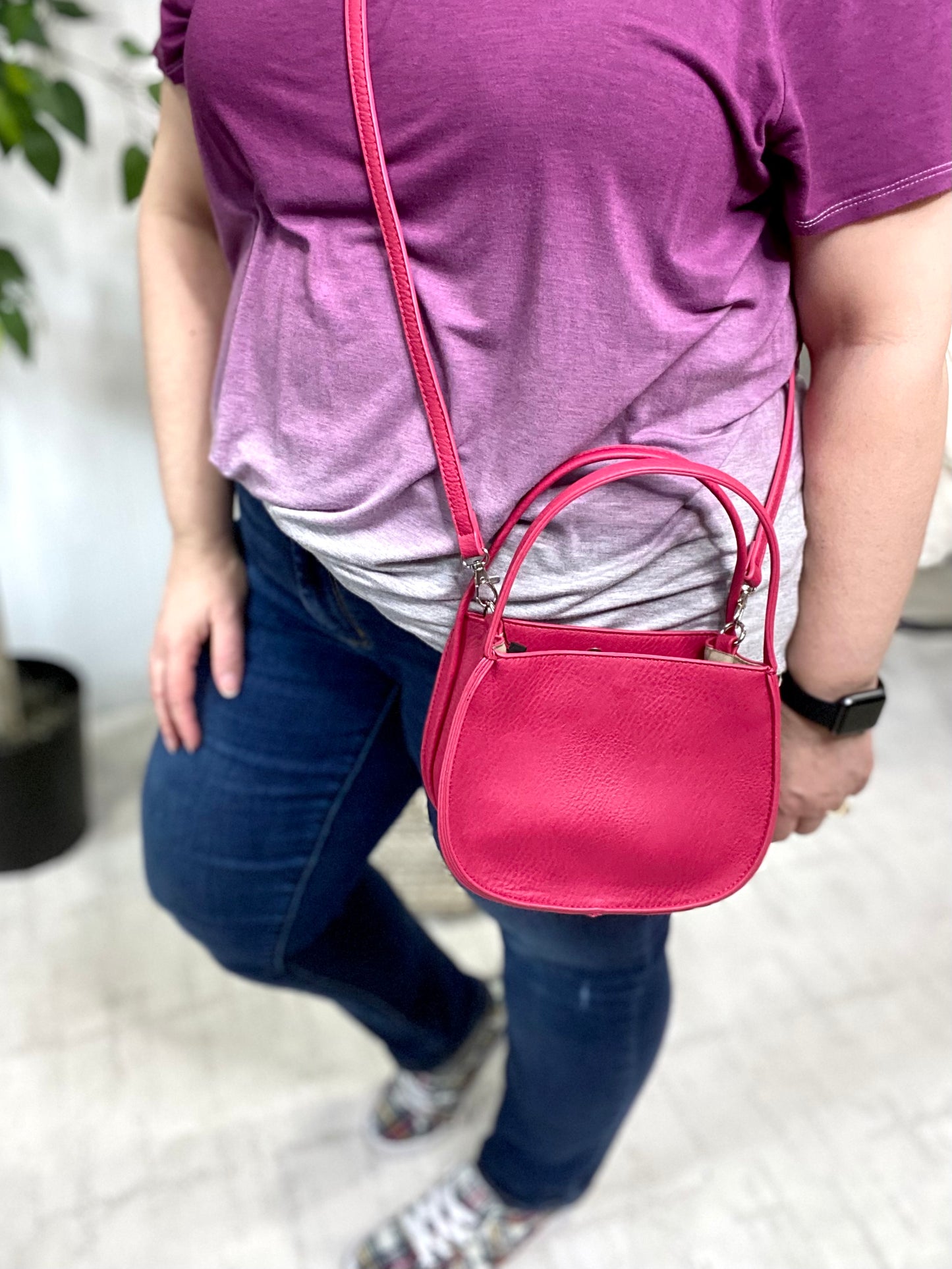 Tasha Satchel in Orchid