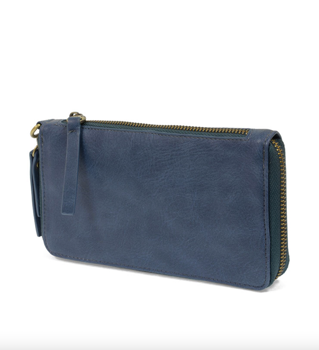 Chloe Wristlet/Wallet in Denim