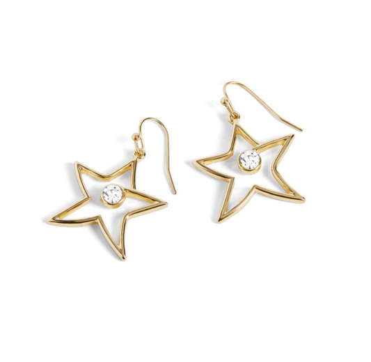 Gold Star earrings