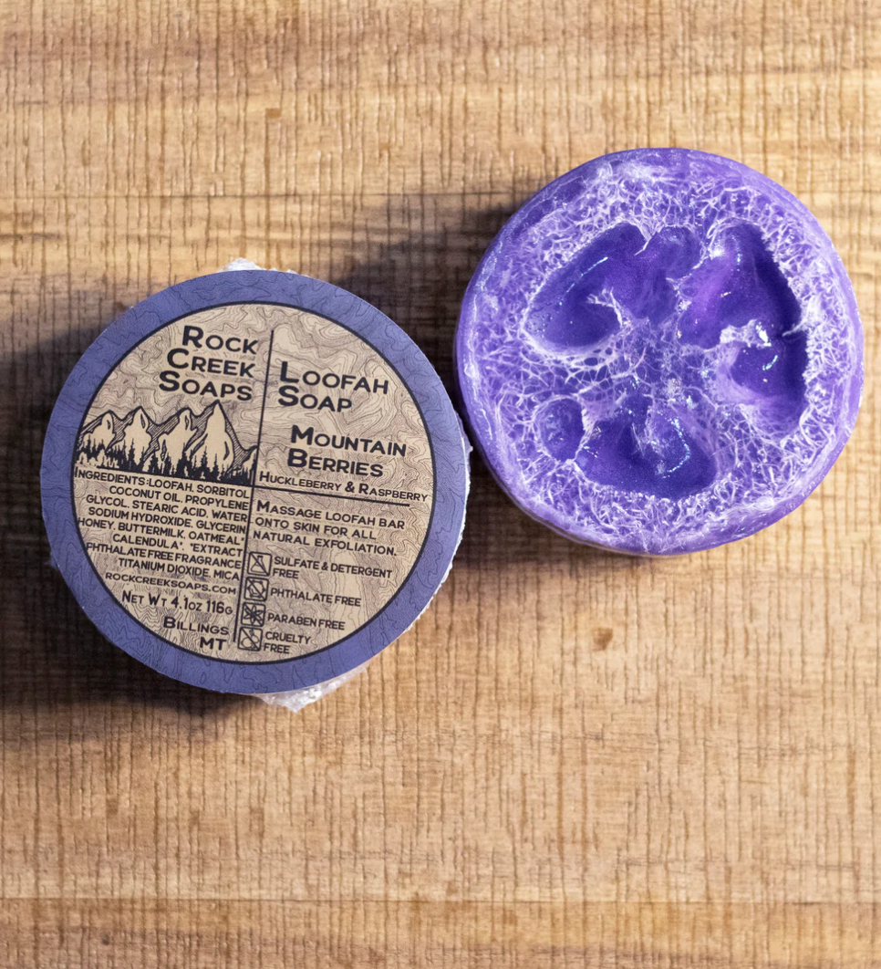 LOOFAH SOAP - Mountain Berries