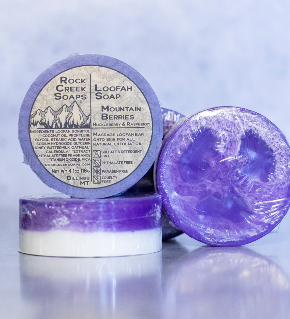 LOOFAH SOAP - Mountain Berries