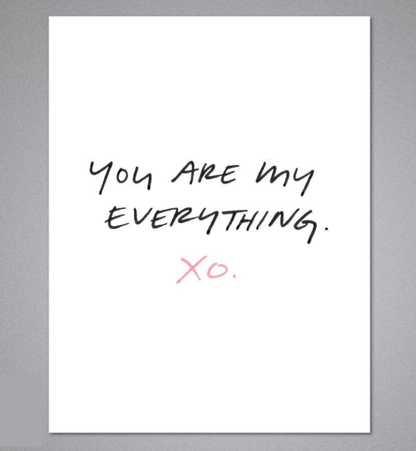 You Are My Everything Card