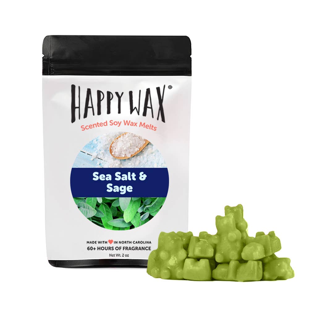 Sea Salt & Sage Wax Melts - Sample Pouch (2 oz)