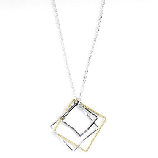 Triple Square Necklace